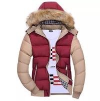 MEN RED-BEIGE/NAVY BLUE-YELLOW/YELLOW-BEIGE/ COAT