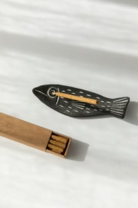 Image 2 of Mini Charcoal Fish Incense Holder