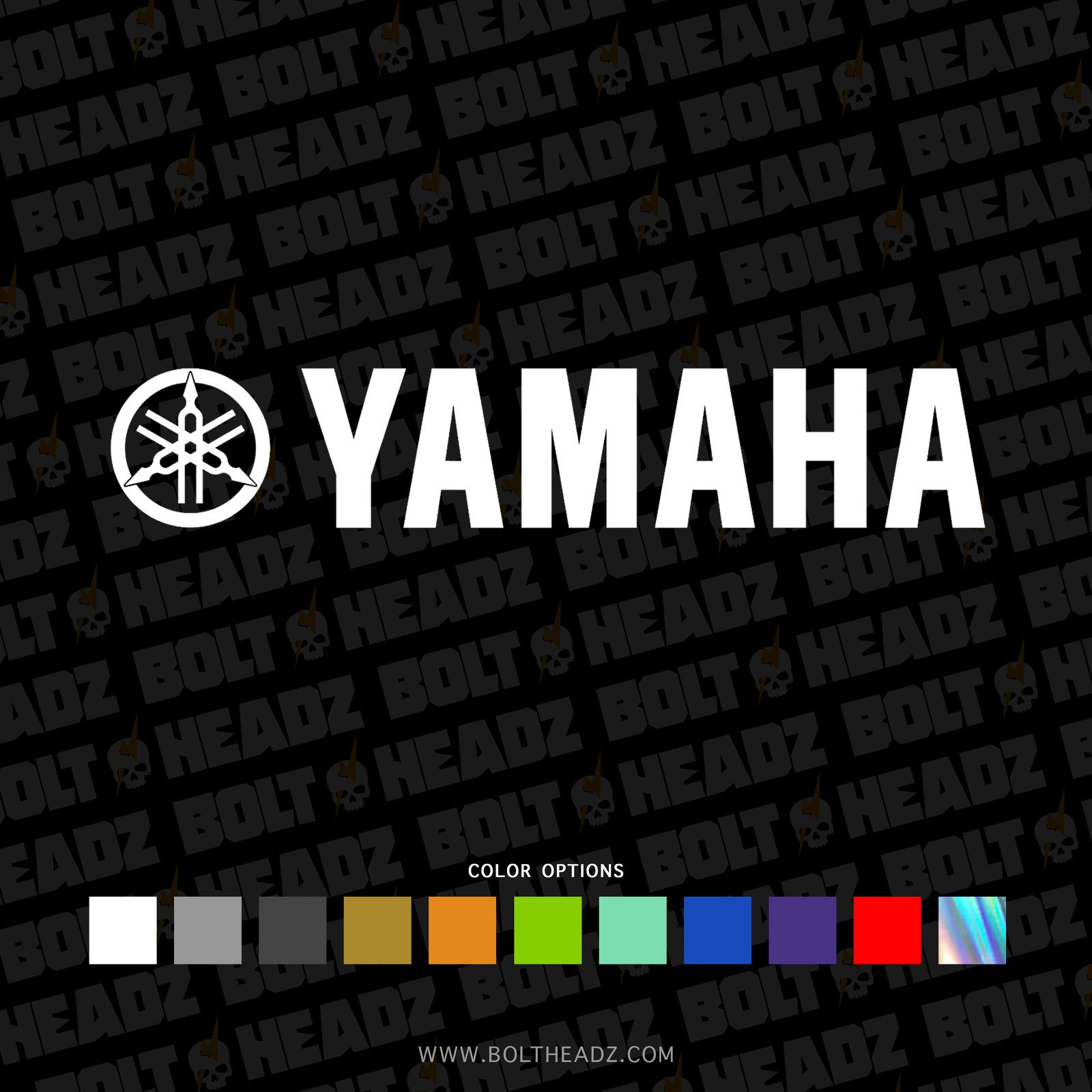 YAMAHA left TAZ Sticker gauche vinyle laminé 
