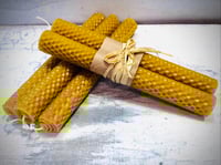 Image 2 of Hand-rolled Pure Beeswax Candles 