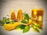 Image 4 of Hand-rolled Pure Beeswax Candles 