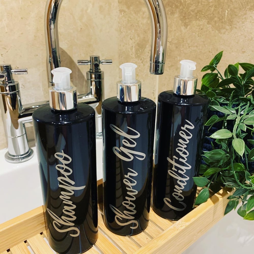 Image of Black Gloss Bottles