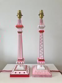 Image 4 of Stripe Column Lamp Stand