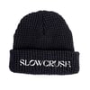 Waffle knit beanie black