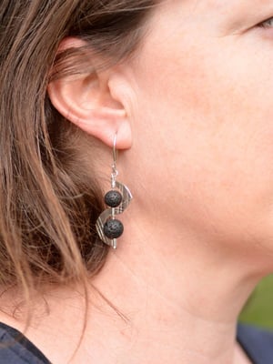 Image of Lava Bead Earrings