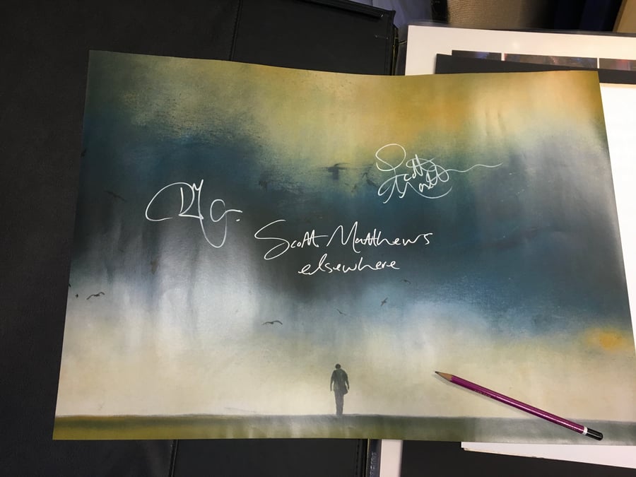 Image of Elsewhere - Rare signed A2 promo poster