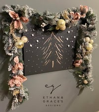 Image 1 of ⭐️Christmas Pom Pom canvas⭐️