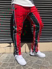 Image 2 of Pantalon Stripes Rouge/Vert