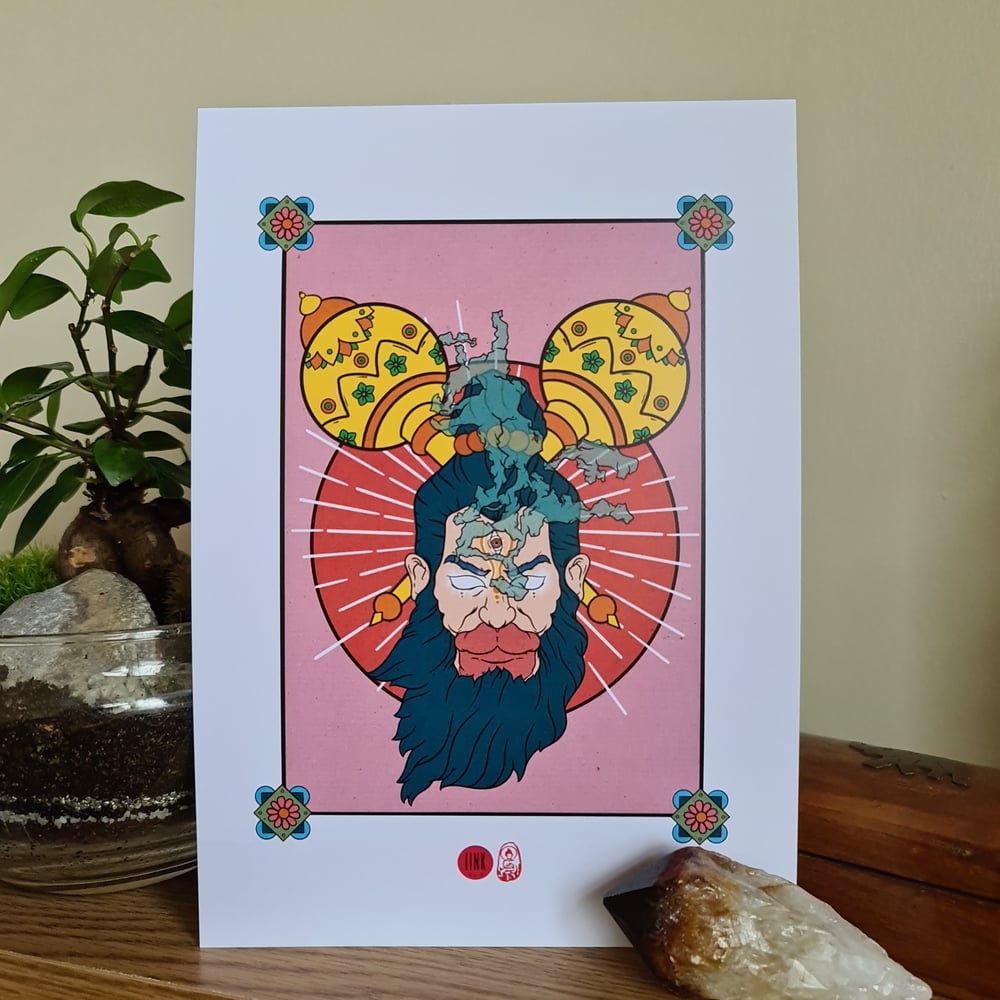 Hanumanji Print