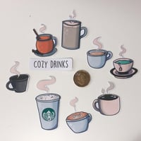 Image 4 of Cozy Drinks Individual Sticker