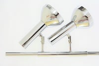 Image 1 of Lampadaire chromé deux lampes