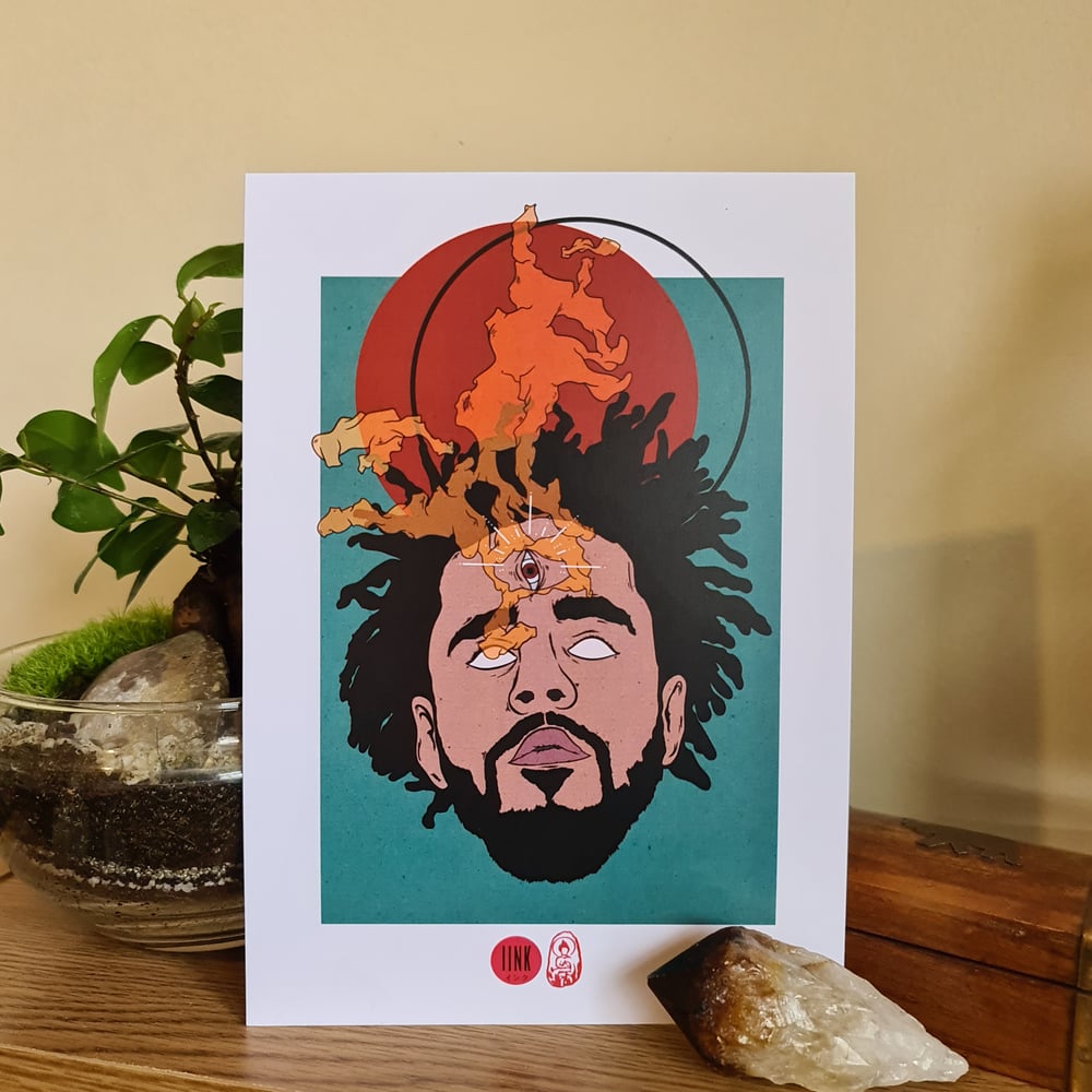 J Cole Print