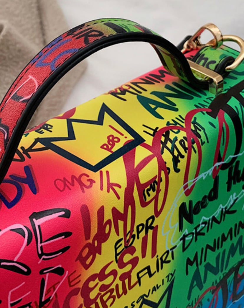 Graffiti Bag  GlamPopBeauty