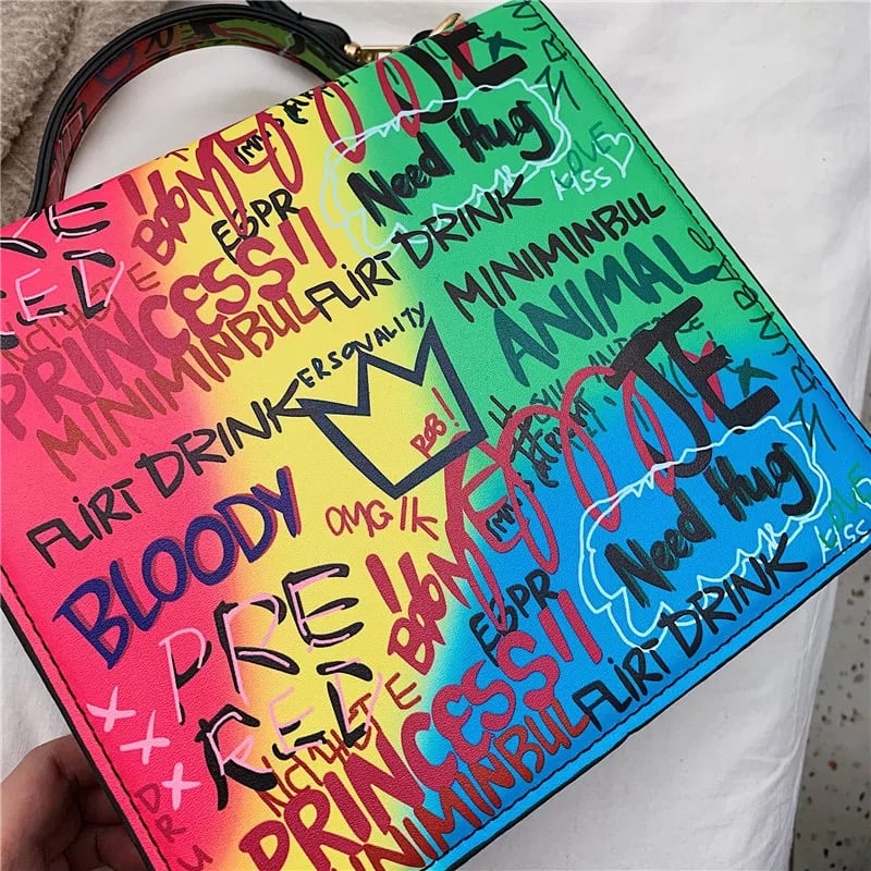 Graffiti Bag  GlamPopBeauty