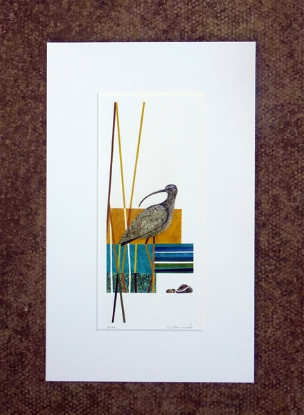 Image of Abstract Curlew limited edition print