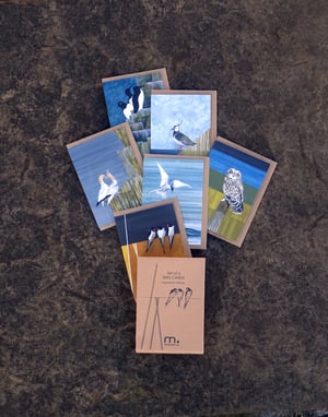 Image of Set of 6 Bird Cards