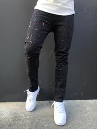 Image 1 of Jean Paint Black