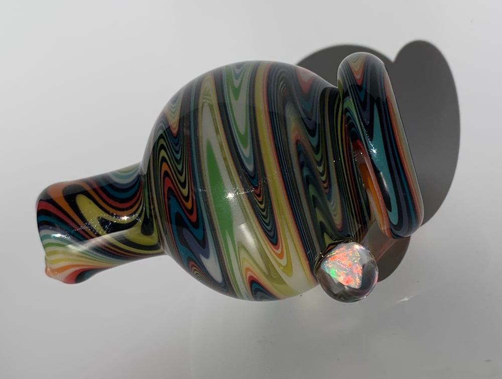 Black Rainbow Spinner Cap 