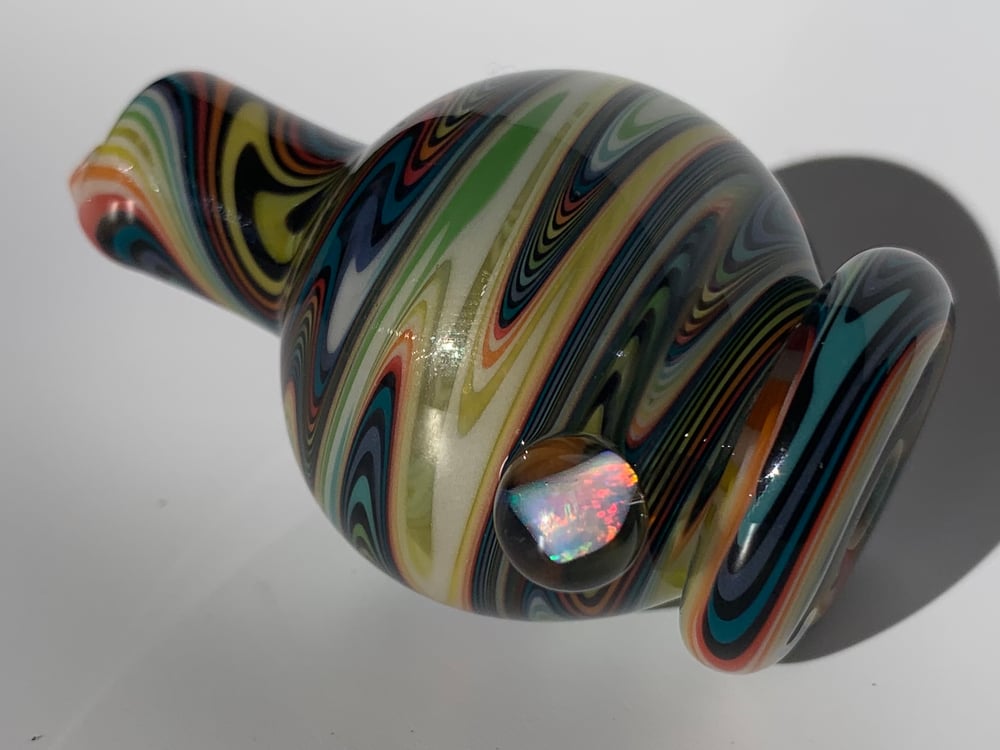 Black Rainbow Spinner Cap