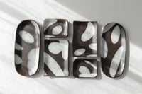 Image 5 of Black and White Porcelain - Long Oval Catchall