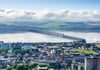 Tay Rail Bridge from the Law