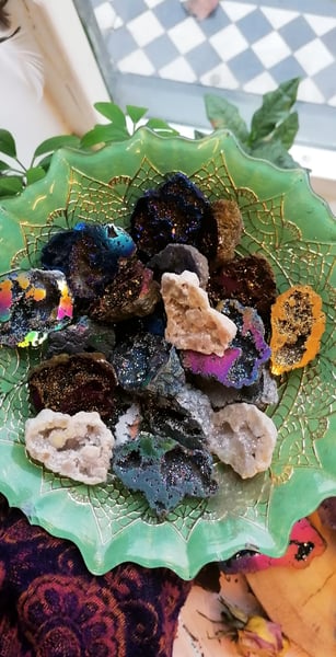 Image of Rainbow geode 