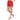 TRACK HEADZ WOMEN'S RUNNING SHORTS (RED)