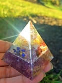 Amethyst Crystal Orgone Pyramid