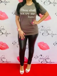 Image 2 of THOU SHALL NOT TRY ME T-SHIRT 
