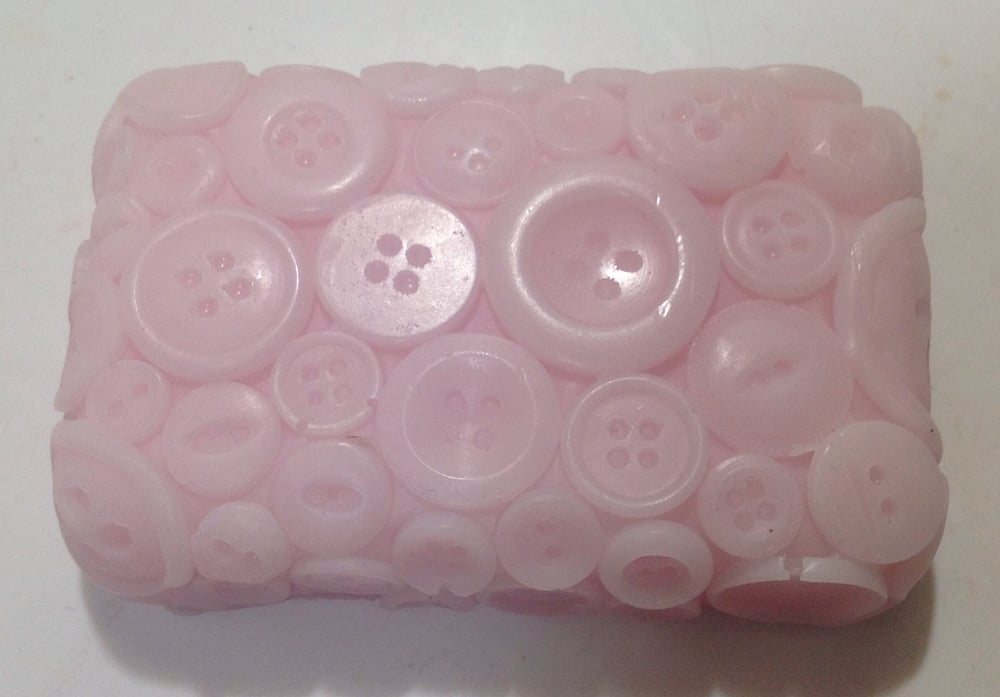 Image of Handmade Button Goats Milk Soap 5 oz