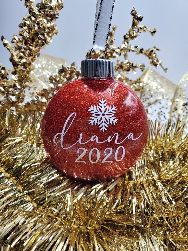 Personalized Name - Christmas Spheres