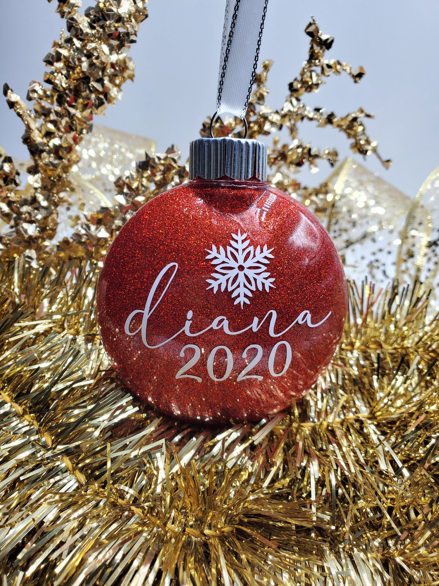 Personalized Name - Christmas Spheres | The Crafty Circle