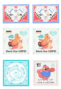 Image 1 of Save the USPS stickers 
