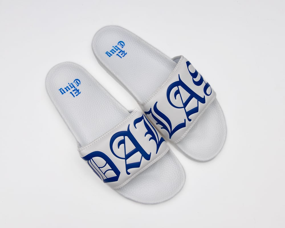 Image of HOME TEAM SLIDES ADULT AND KID SIZES (NOW SHIPPING)