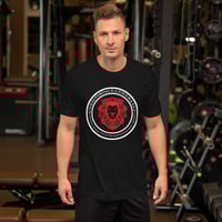 Short Sleeve Black Unfaltering Fathers Logo T-Shirt