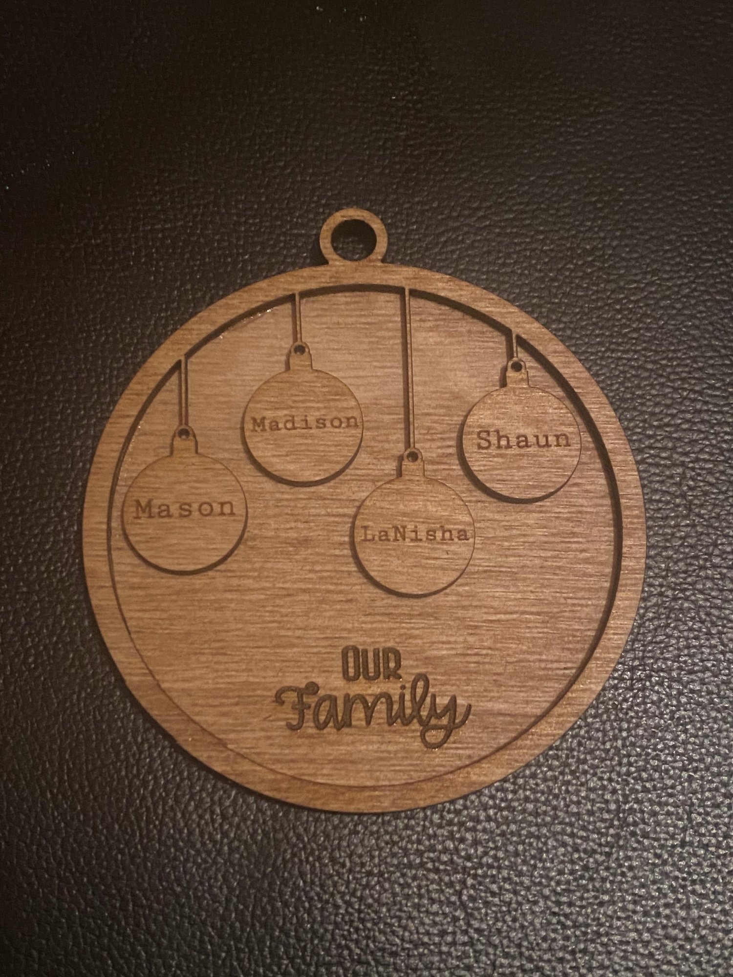 Image of Our Family Ornament - Personalized 