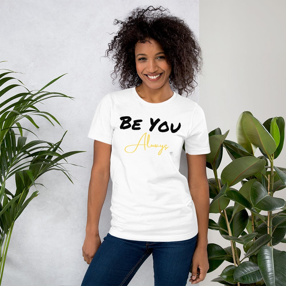 Image of White Be You Signature Tee
