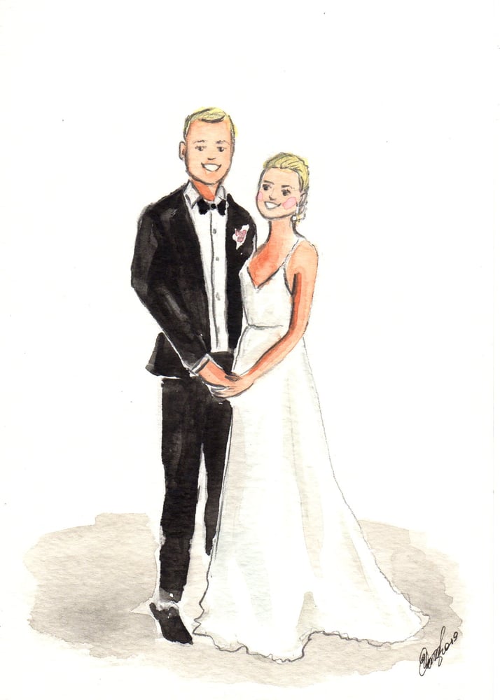 Image of Watercolor - Custom Wedding Illustrations
