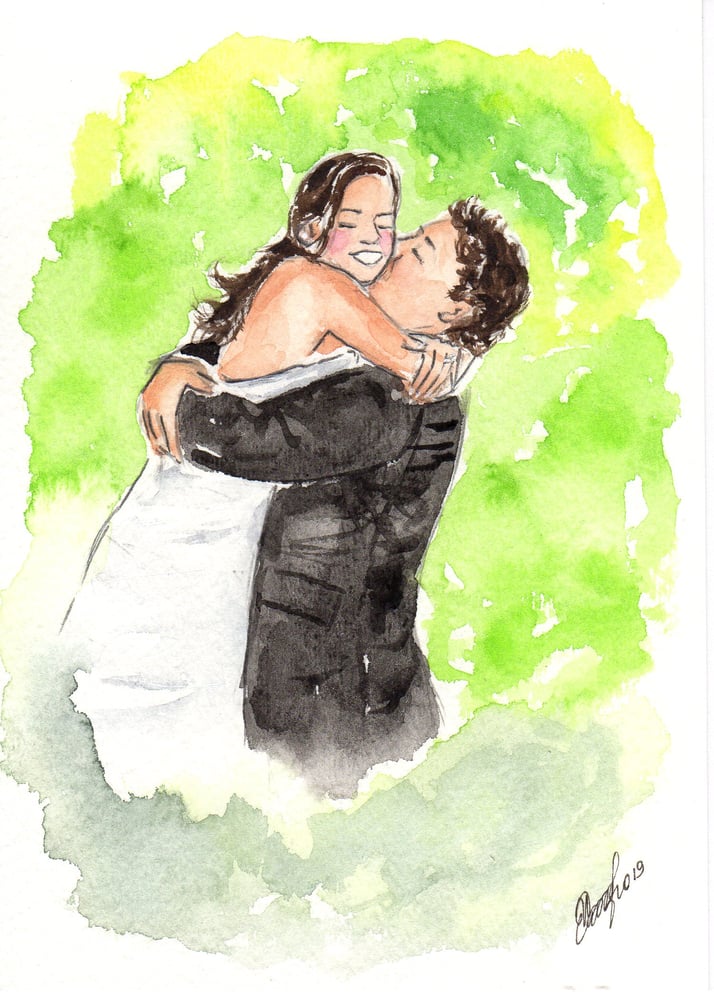 Image of Watercolor - Custom Wedding Illustrations