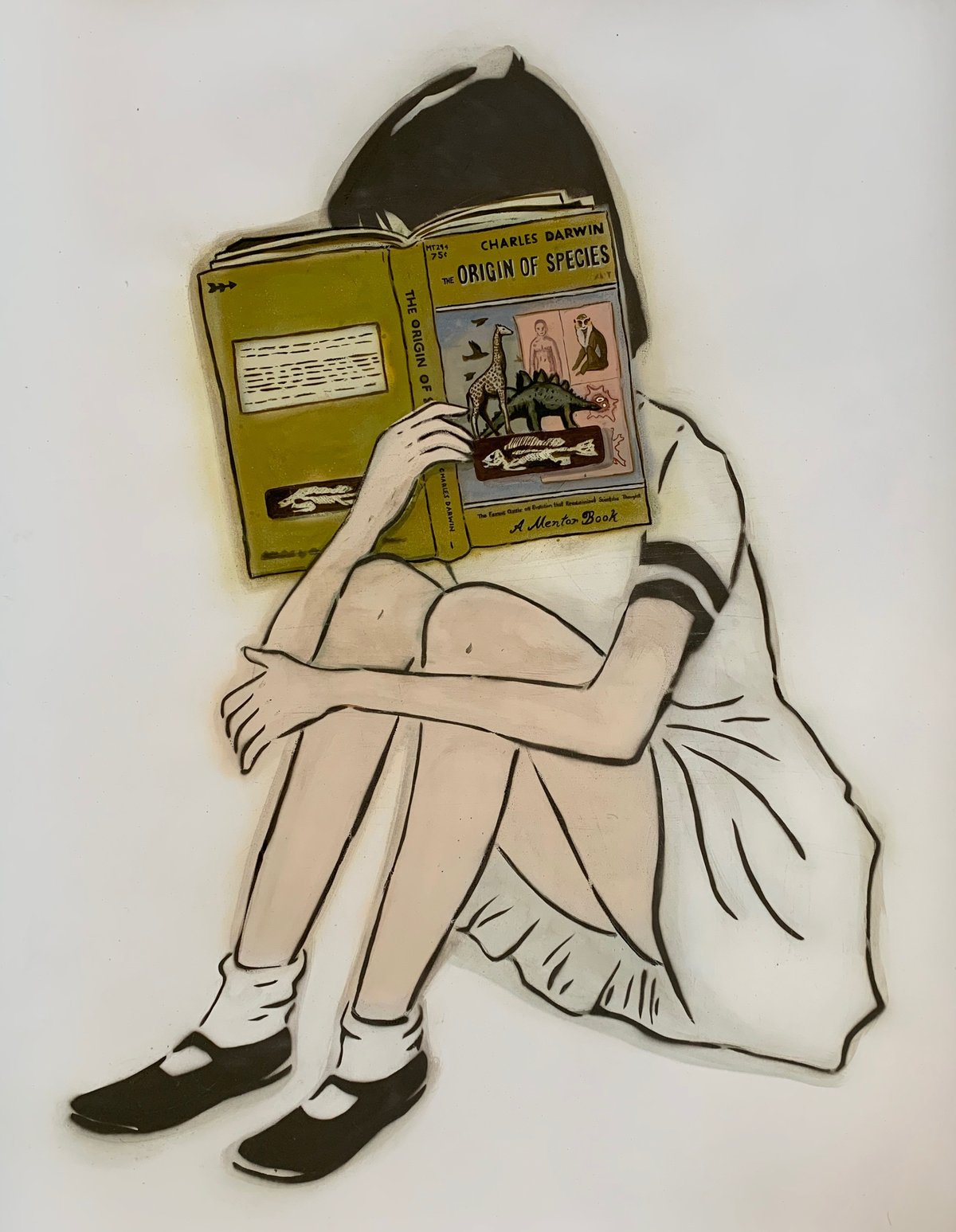 Image of Reading Girls Series - Commission Request 