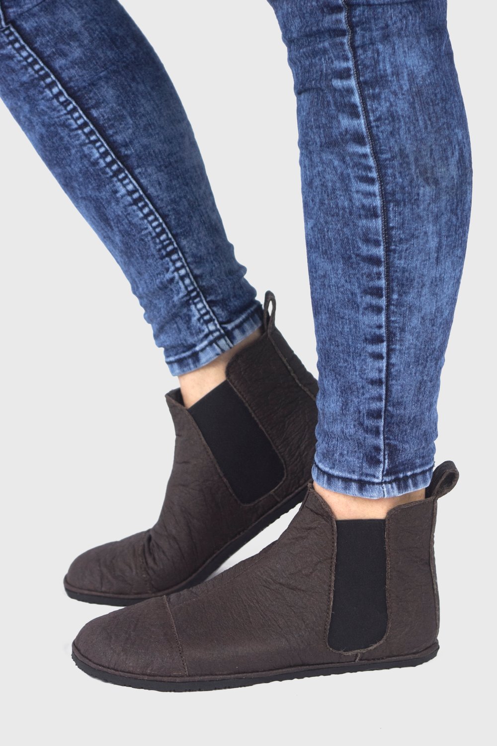 Image of Chelsea boots in Brown Pinatex®