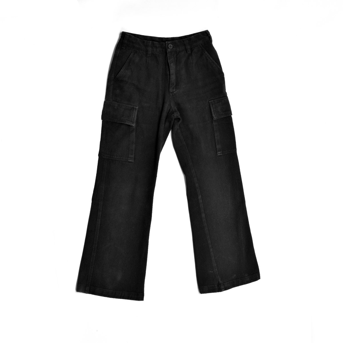 flared cargo pants mens