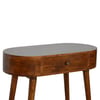 Petite Rounded Console - Chestnut