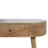 Petite Rounded Console - Natural 