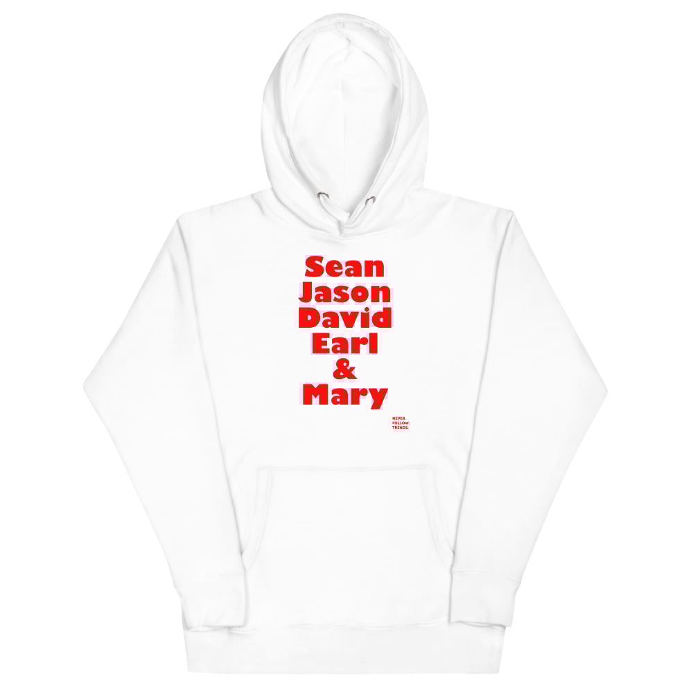 Image of "Platinumville" White Hoodie