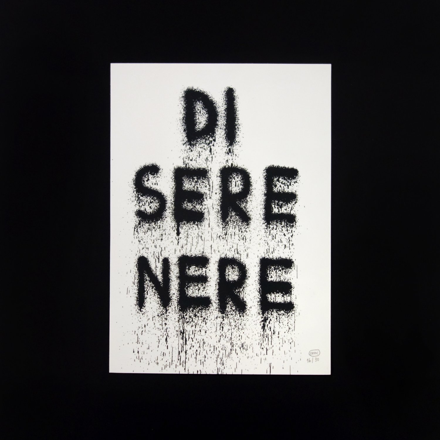 Image of Sere Nere - Serigrafia A5
