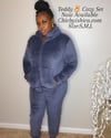 Teddy Zip Up Jacket & Pants Set 