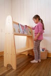 1 Waldorf Playstand / Divider / bookshelf / No Canopy / Sanded and oiled/ Free shipping to Canada