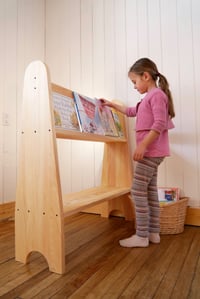 Image 4 of 1 Waldorf Playstand / Divider / bookshelf / No Canopy / Sanded and oiled/ Free shipping to Canada