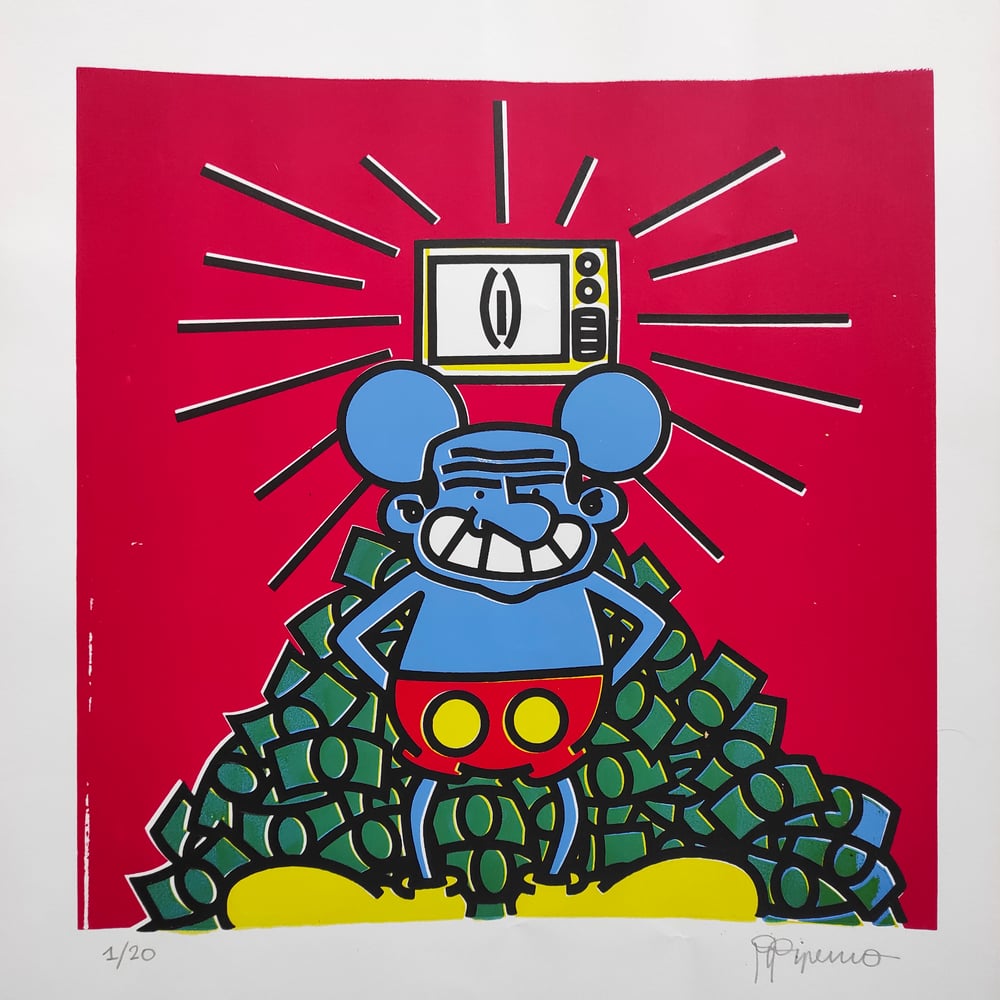 SILVIO MOUSE / Screenprint